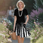 【S-4XL】👗Damska sukienka plisowana w kolorowe bloki