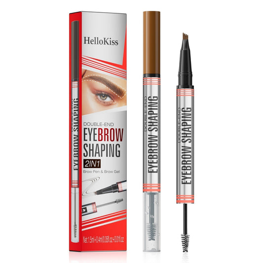 🔥【Kup jeden, dwa gratis】💗2 w 1 kredka do brwi i żel do stylizacji