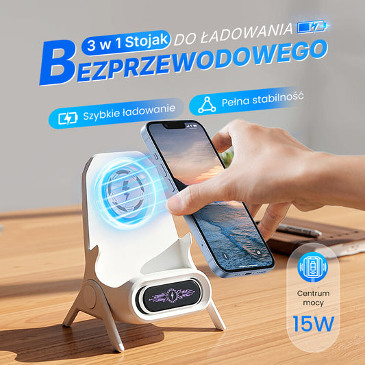 ⚡Szybka bezprzewodowa ładowarka stojąca
