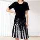 【S-4XL】👗Damska sukienka plisowana w kolorowe bloki