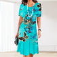 【S-4XL】👗Damska sukienka plisowana w kolorowe bloki