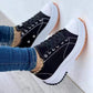 💝Sneakersy damskie na wysokim obcasie