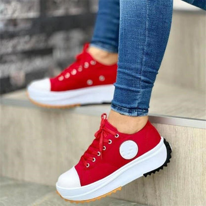 💝Sneakersy damskie na wysokim obcasie