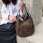 👜Kobieca Torba Na Ramię Z Miękkiej Skóry Retro O Dużej Pojemności