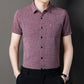 🔥Hot Sale🔥Men's Soft Solid Color Short Sleeve Lapel Shirt（50% OFF）