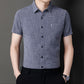 🔥Hot Sale🔥Men's Soft Solid Color Short Sleeve Lapel Shirt（50% OFF）