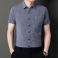 🔥Hot Sale🔥Men's Soft Solid Color Short Sleeve Lapel Shirt（50% OFF）