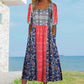 🌸Damska elegancka sukienka z nadrukiem w stylu boho