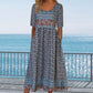 🌸Damska elegancka sukienka z nadrukiem w stylu boho