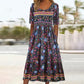 🌸Damska elegancka sukienka z nadrukiem w stylu boho