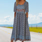 🌸Damska elegancka sukienka z nadrukiem w stylu boho