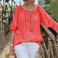 🌸Bluzka damska Plus Size Casual ze średnim rękawem