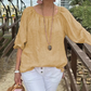 🌸Bluzka damska Plus Size Casual ze średnim rękawem