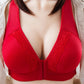 💟Oddychający - Biustonosz plus size zapinany z przodu na niestalowe kółka