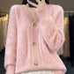 🍂Fall Specials🍂Women's Loose Slouchy Faux Cashmere Button Front Cardigan Sweaters