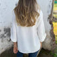 💥Oferta ograniczona czasowo🌷Damski żakardowy top z okrągłym dekoltem