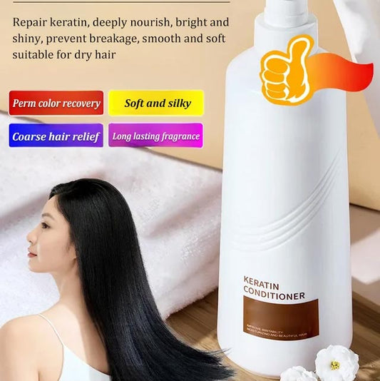 😻Etwas teuer, aber wirklich nützlich✨Heißer Verkauf✨Nährender Reparatur-Conditioner mit Keratin