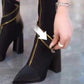 【💥Oferta ograniczona czasowo 】👢Buty za kolano ze szpiczastym noskiem i piętą