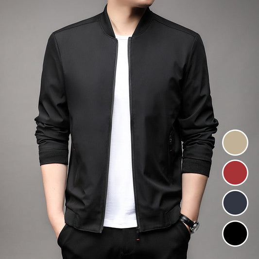 🎊Christmas sale🎊 Fashionable Men's Winter Warm Jacket with Zipper Pockets