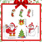 🎅Wyprzedaż świąteczna 49% OFF 🎄 Świąteczne naklejki magnetyczne z kreskówkami 3D