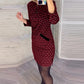Przepaska biodrowa Rochie Vintage Diamond Check Slim Fit 👗