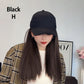 【✨Szybka zmiana fryzury】🧢Czapka z daszkiem z przedłużanymi włosami dla kobiet