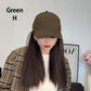 【✨Szybka zmiana fryzury】🧢Czapka z daszkiem z przedłużanymi włosami dla kobiet