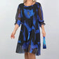 Sukienka Plus Size Ruffle Casual Dress