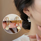 Artificial Pearl Jade Layered Earrings