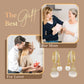 Artificial Pearl Jade Layered Earrings