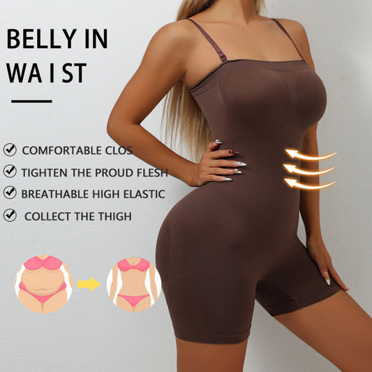 Women’s Seamless Body Shaper with Removable Strap