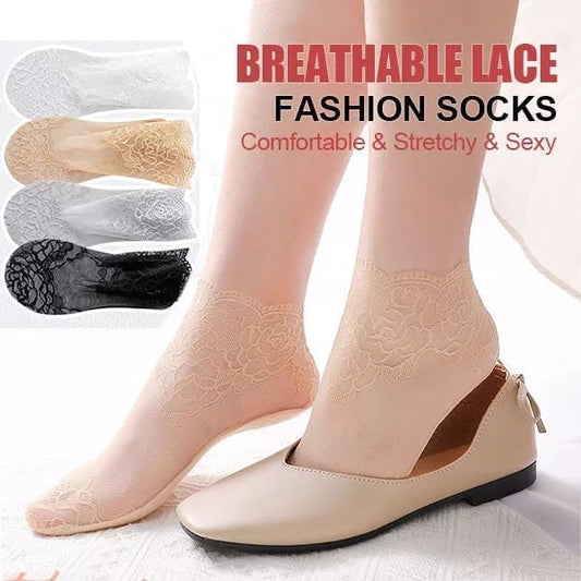 【🔥1 Zestaw 5 par】🧦Skarpety damskie New Fashion Lace