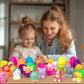 🔥24 szt. jaj wielkanocnych z wypełnieniem, wolno rosnące Squishy Toys 3.21