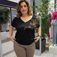 💞Elegancki damski top z nadrukiem