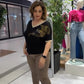 💞Elegancki damski top z nadrukiem