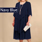 🌺 Warstwowa sukienka midi plus size