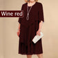 🌺 Warstwowa sukienka midi plus size