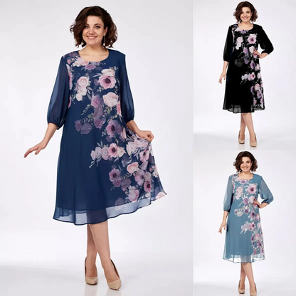🌸Elegancka szyfonowa sukienka w kwiaty [48% taniej dzisiaj]