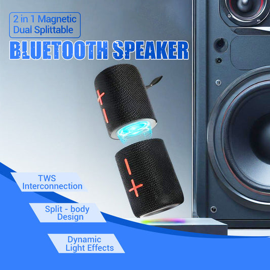 🔥 Gorąca wyprzedaż 🔥 Odłączany głośnik Bluetooth 2 w 1 z magnesem