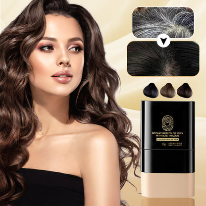 👩✨Sztyft do natychmiastowej koloryzacji włosów z wbudowanym grzebieniem