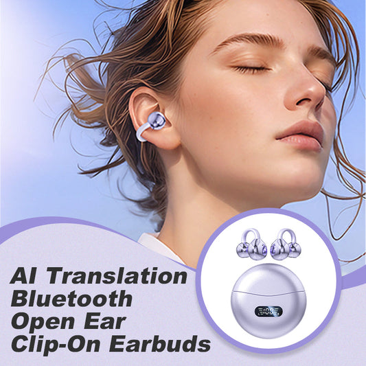 Słuchawki douszne Bluetooth z tłumaczeniem sztucznej inteligencji