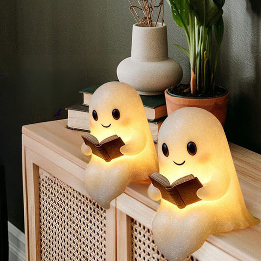 Śliczne lampki dekoracyjne z motywem duchów na Halloween