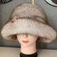👒 Elegancka i przytulna czapka z miękkiego futra
