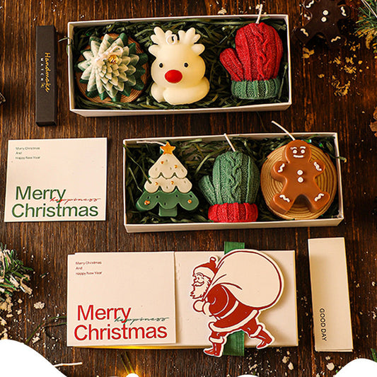 Zestaw świątecznych świec zapachowych