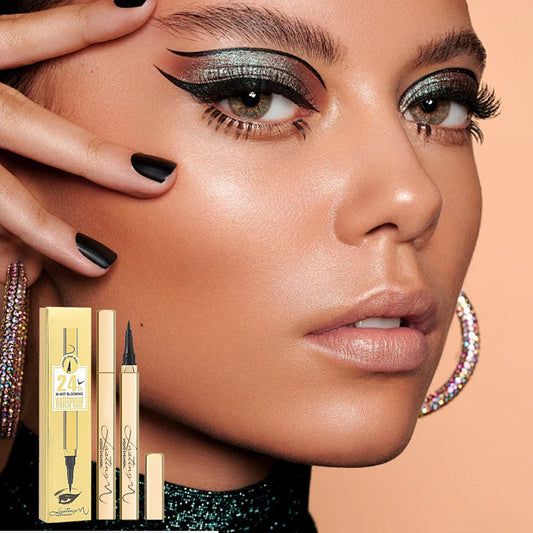 Płynny eyeliner do oczu – precyzyjna aplikacja, trwały efekt bez rozmazywania!
