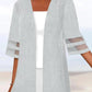 Women's Casual Jacket Causal Patchwork Solid Color Simple Loose Fit Outerwear