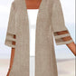 Women's Casual Jacket Causal Patchwork Solid Color Simple Loose Fit Outerwear