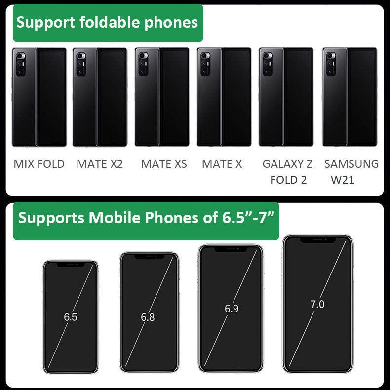 Niesamowity uchwyt samochodowy na telefon Składany stojak na telefon do Samsung Galaxy Z Fold 3 5G-8