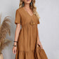 👚💃Loose casual tie waist flowy dress-Buy 2 Free Shipping