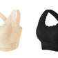 💁‍♀️Model 2024 Comfort Bra with Cross Front Staromodny koronkowy biustonosz z bocznymi zapięciami 🔥